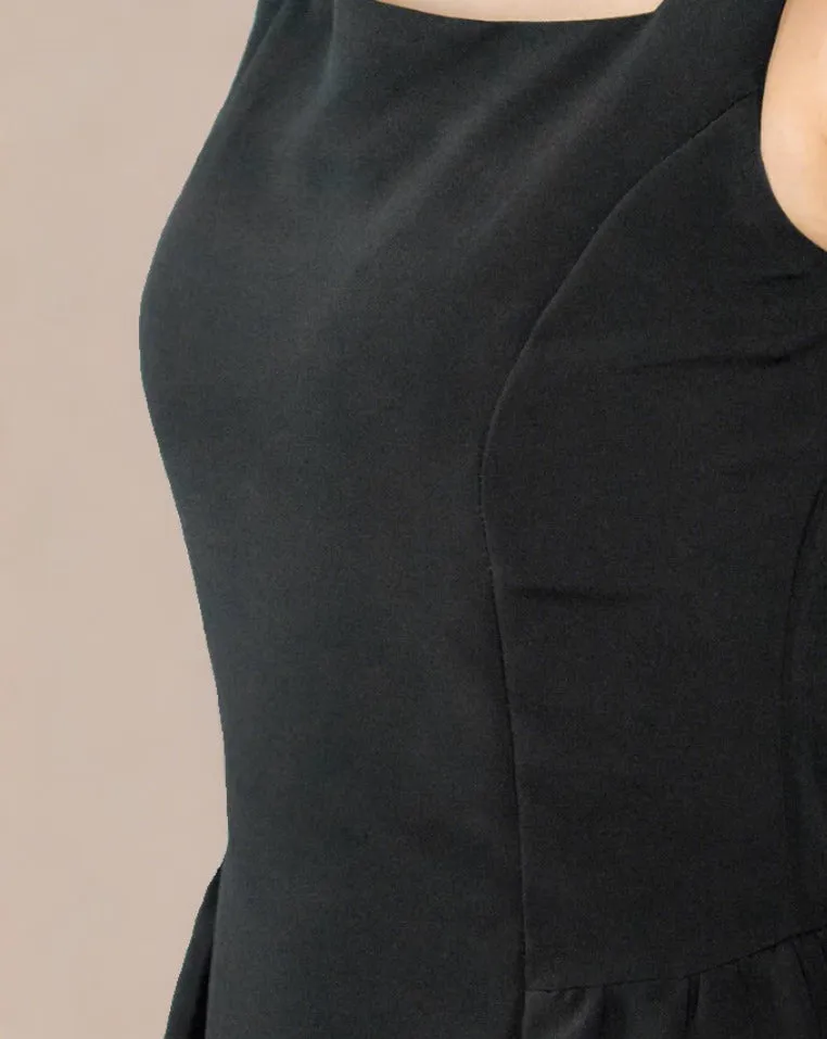Audrey Classic Fit&Flare Black Dress