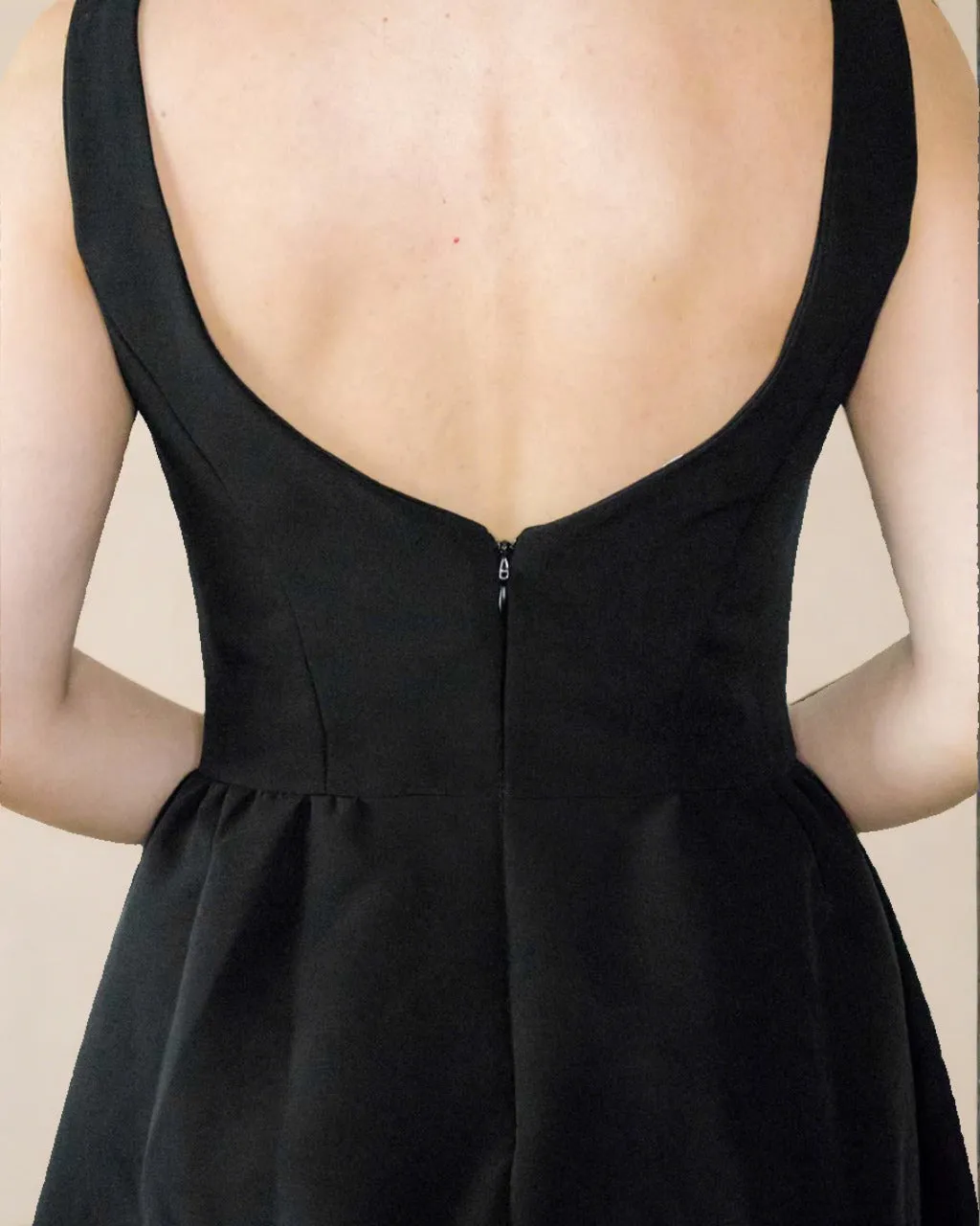 Audrey Classic Fit&Flare Black Dress