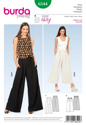 Burda Style Pattern BD6544 Misses' Pants