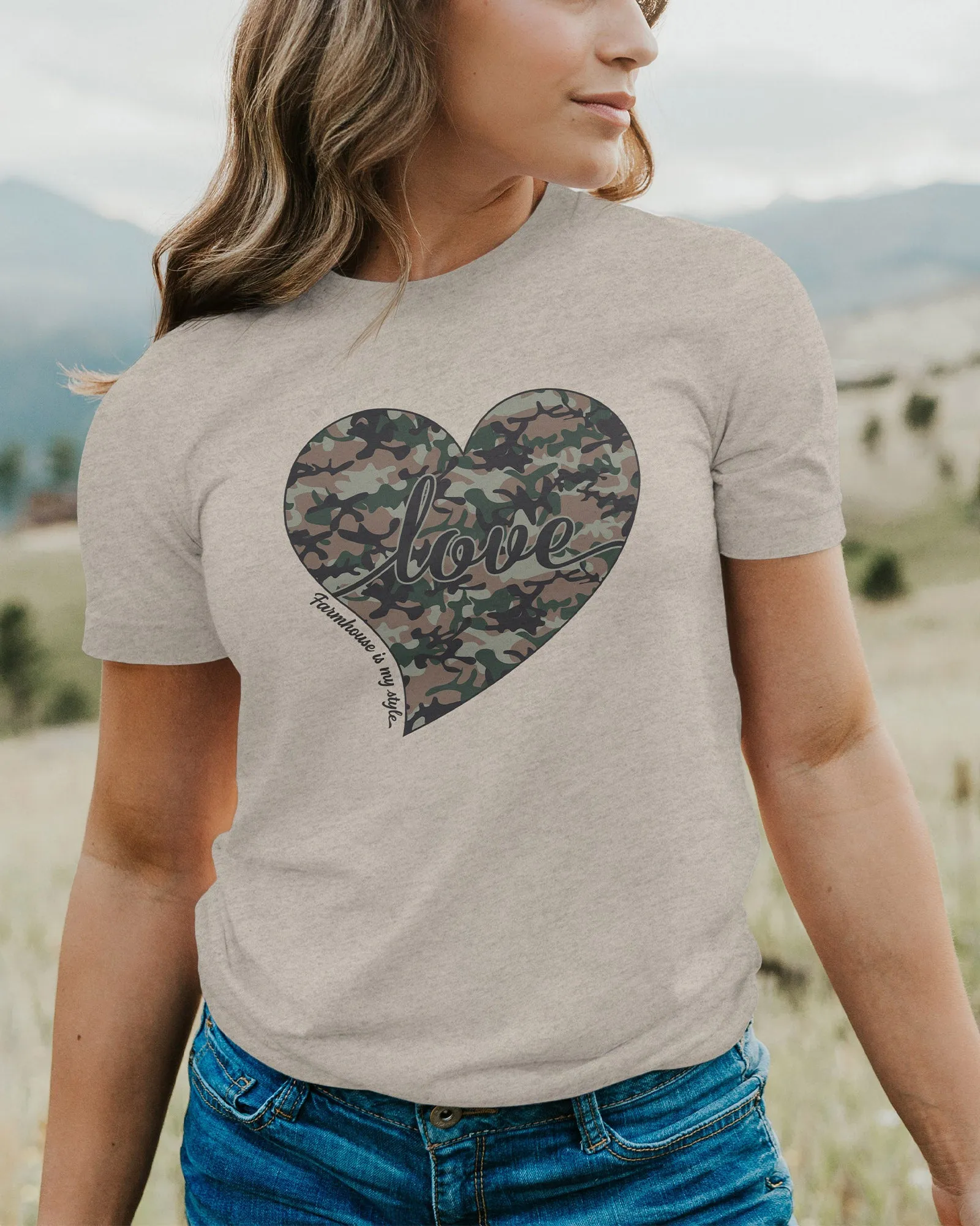 Camo Chic Love Tee T-Shirt