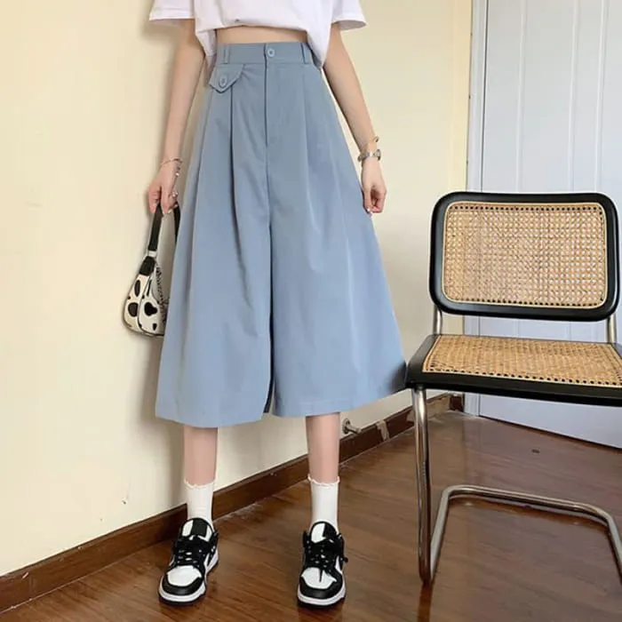 Cartoon Bear Letter Print T-Shirt Pantskirt Set