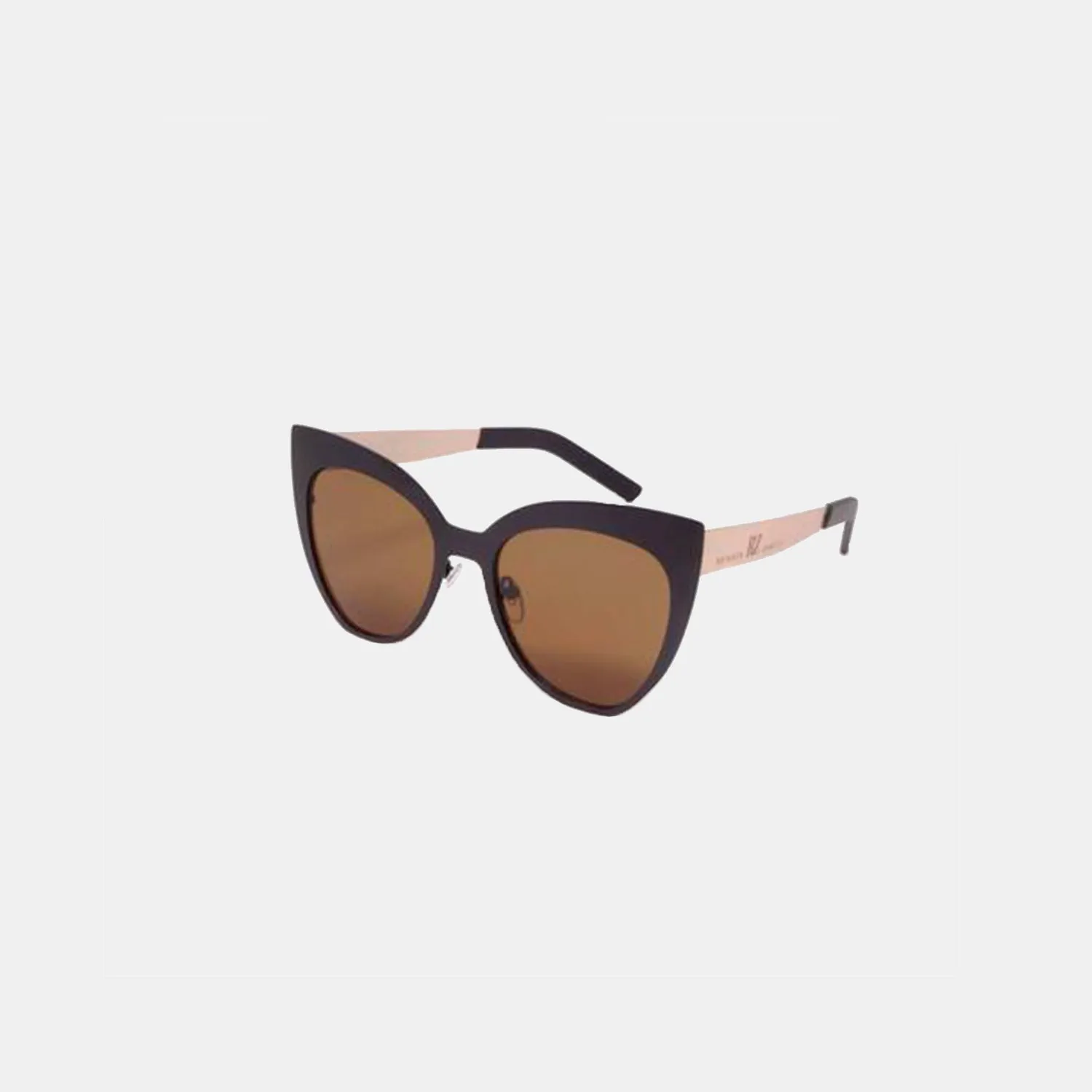 Cat eyed lady - Dark brown and gold