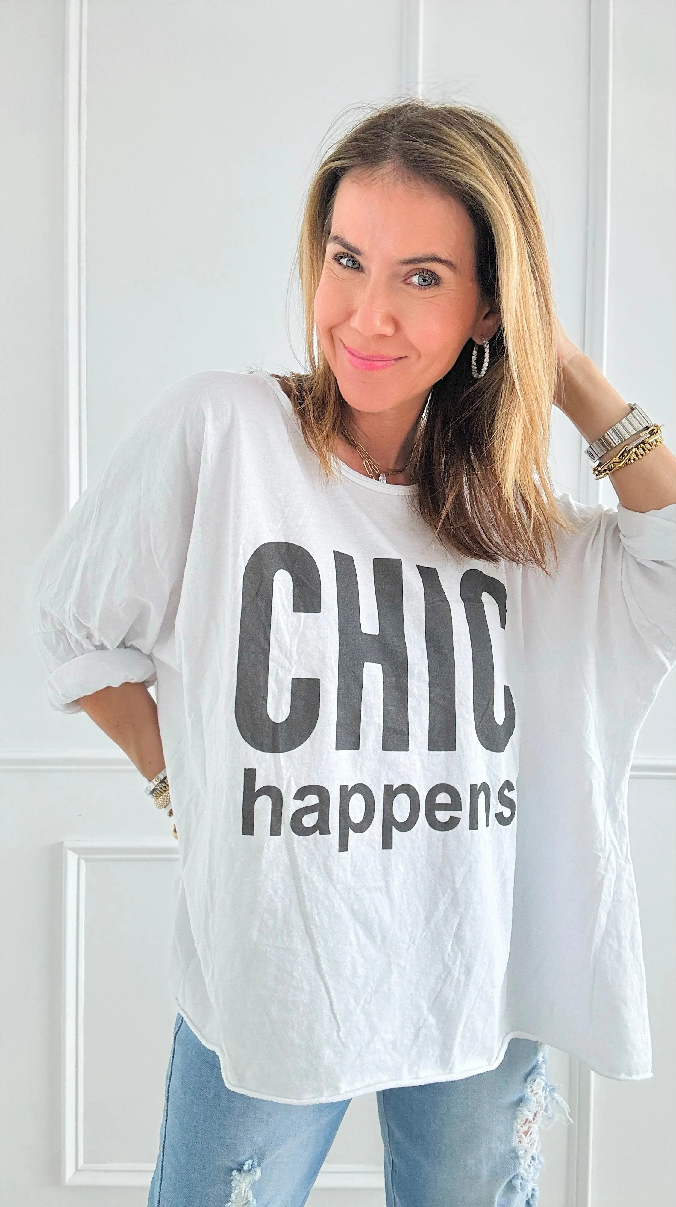 Chic Happens Italian T-Shirt