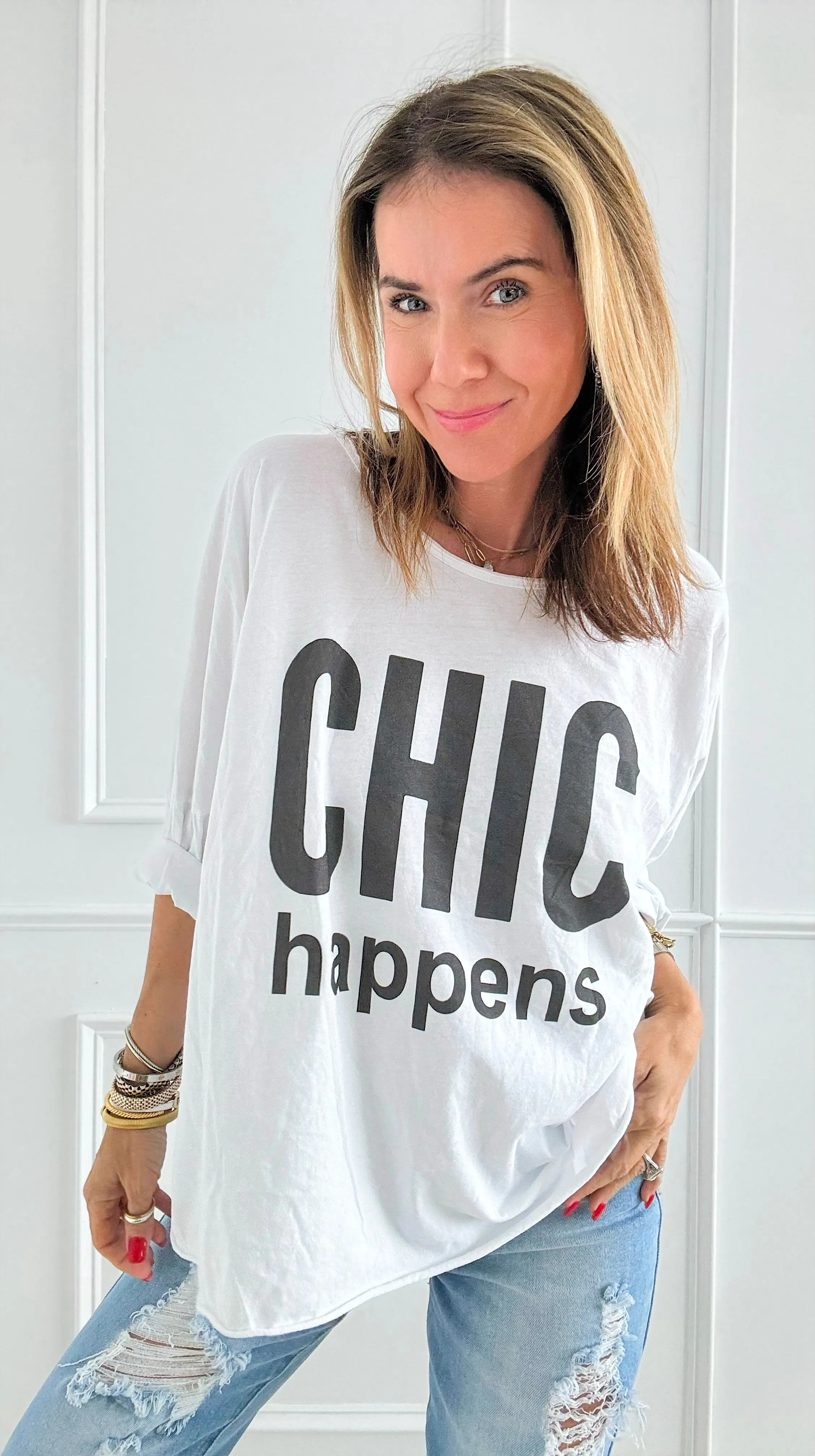 Chic Happens Italian T-Shirt