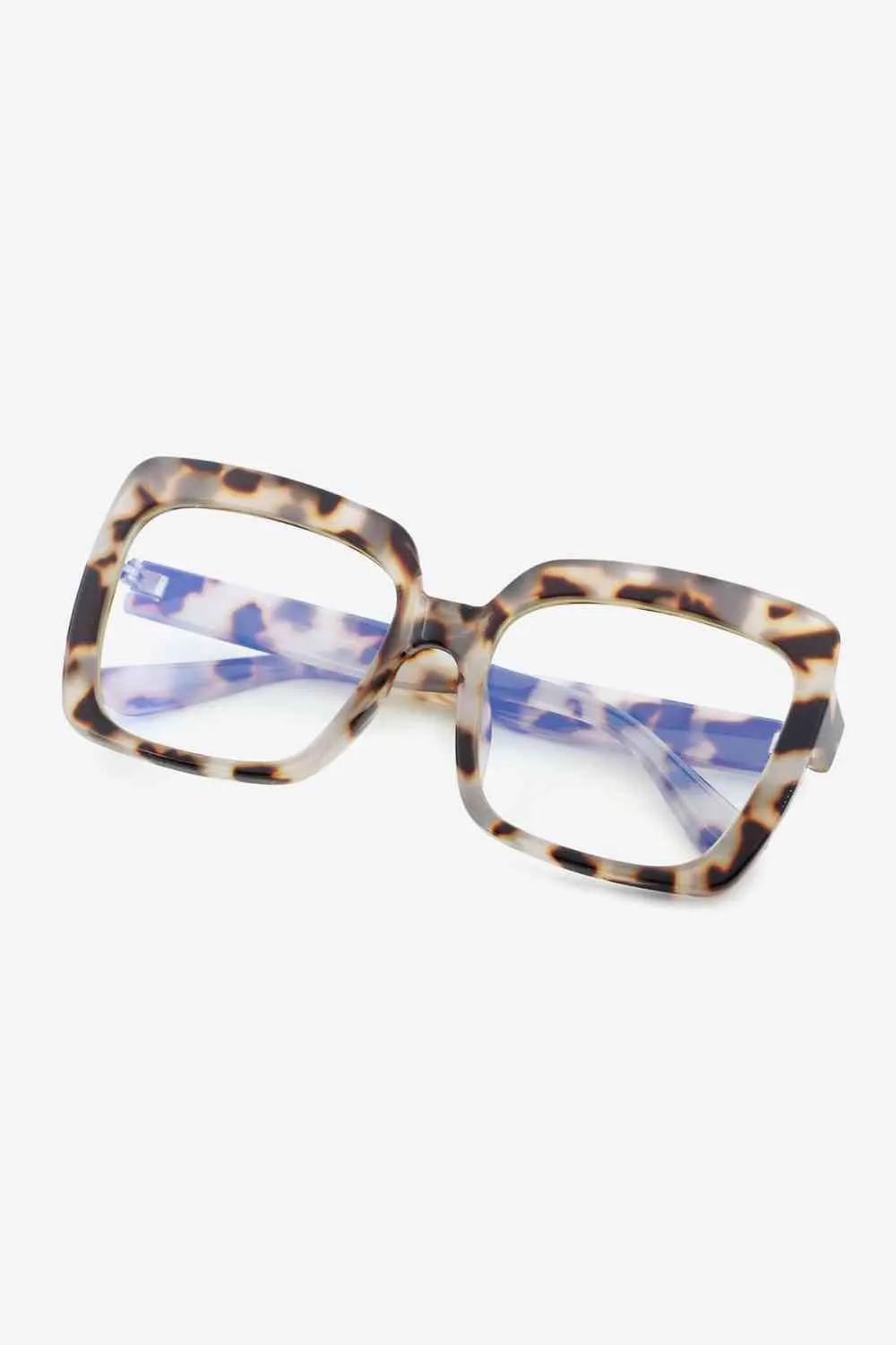 Chic Tortoiseshell Square Sunglasses with Full Rim Design
