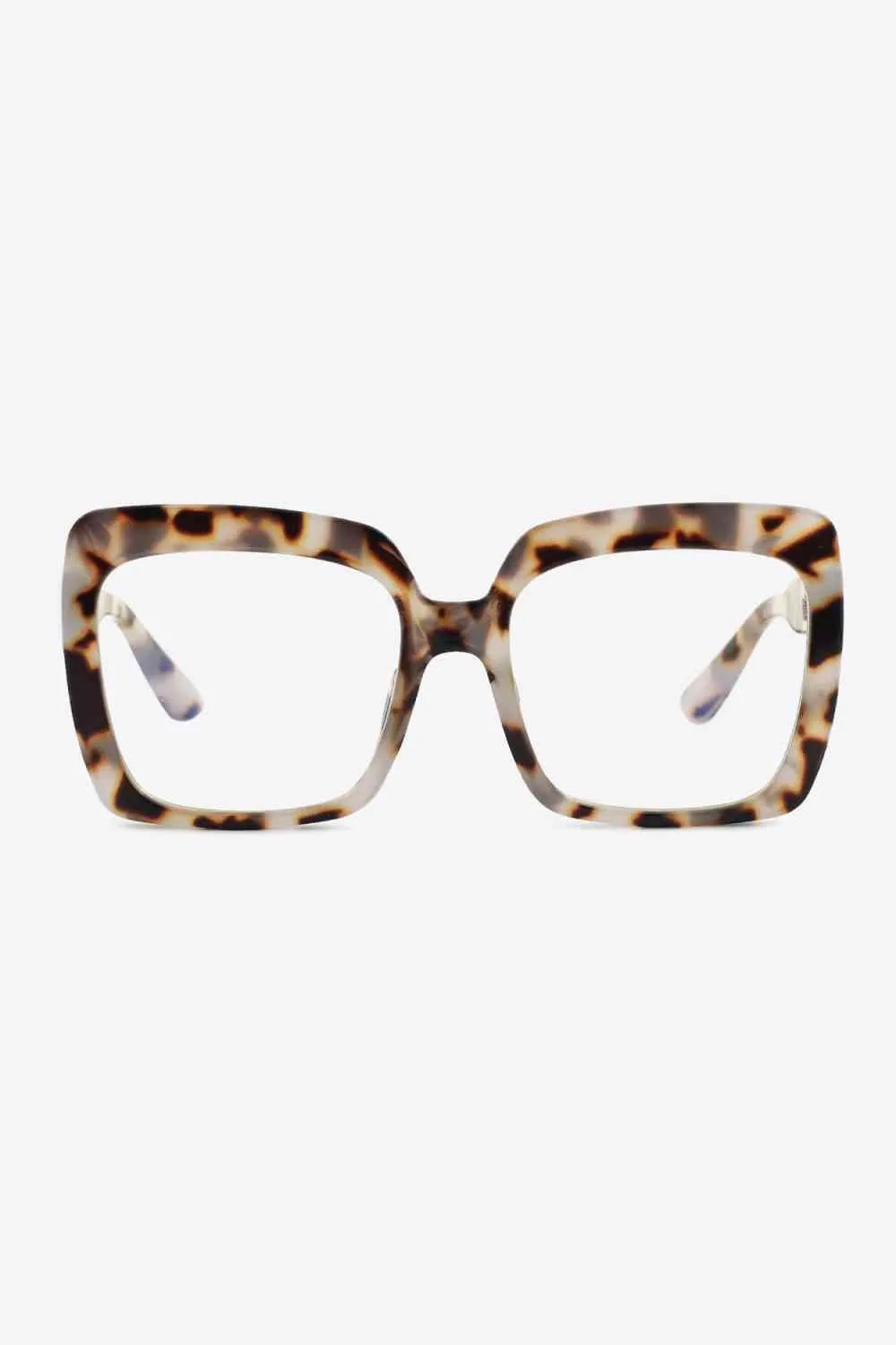 Chic Tortoiseshell Square Sunglasses with Full Rim Design