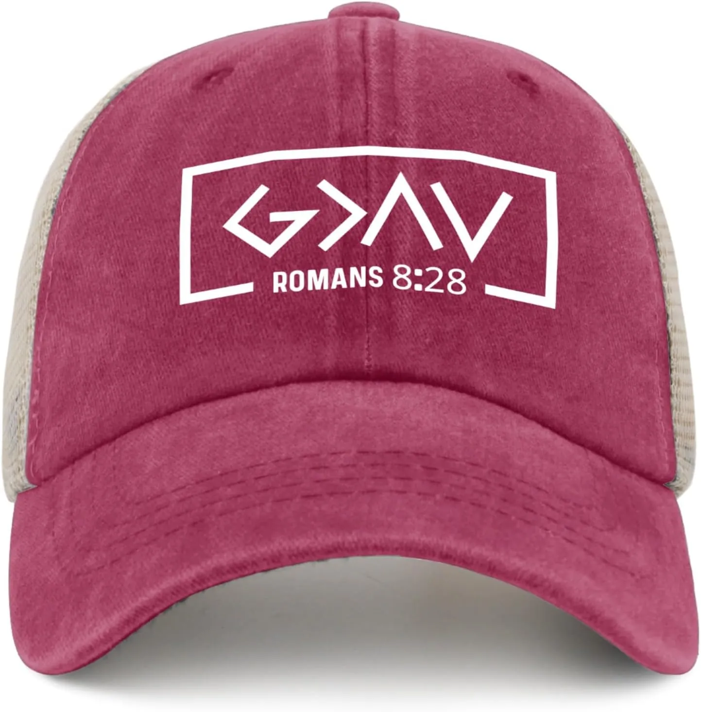 Dad Hat God is Greater Than The Highs and Lows Hat Trucker Hat Women Trendy Mesh Cap for Summer
