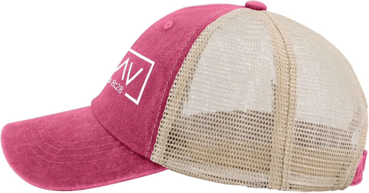 Dad Hat God is Greater Than The Highs and Lows Hat Trucker Hat Women Trendy Mesh Cap for Summer