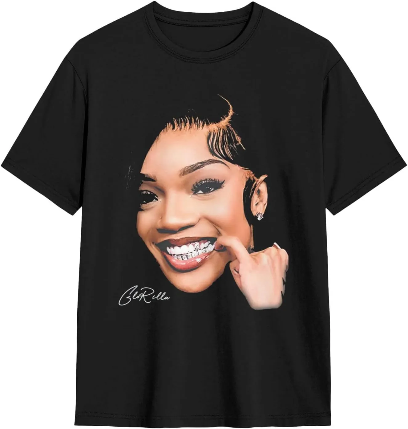 Fashion Adult Cotton T-Shirt Women Men Crew Neck Shirt