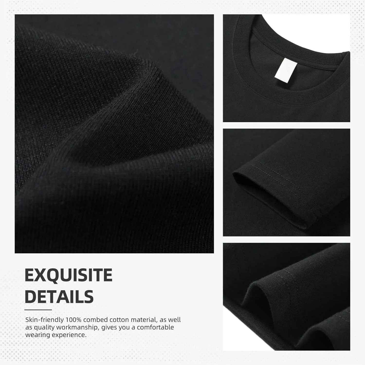 Fashion Adult Cotton T-Shirt Women Men Crew Neck Shirt