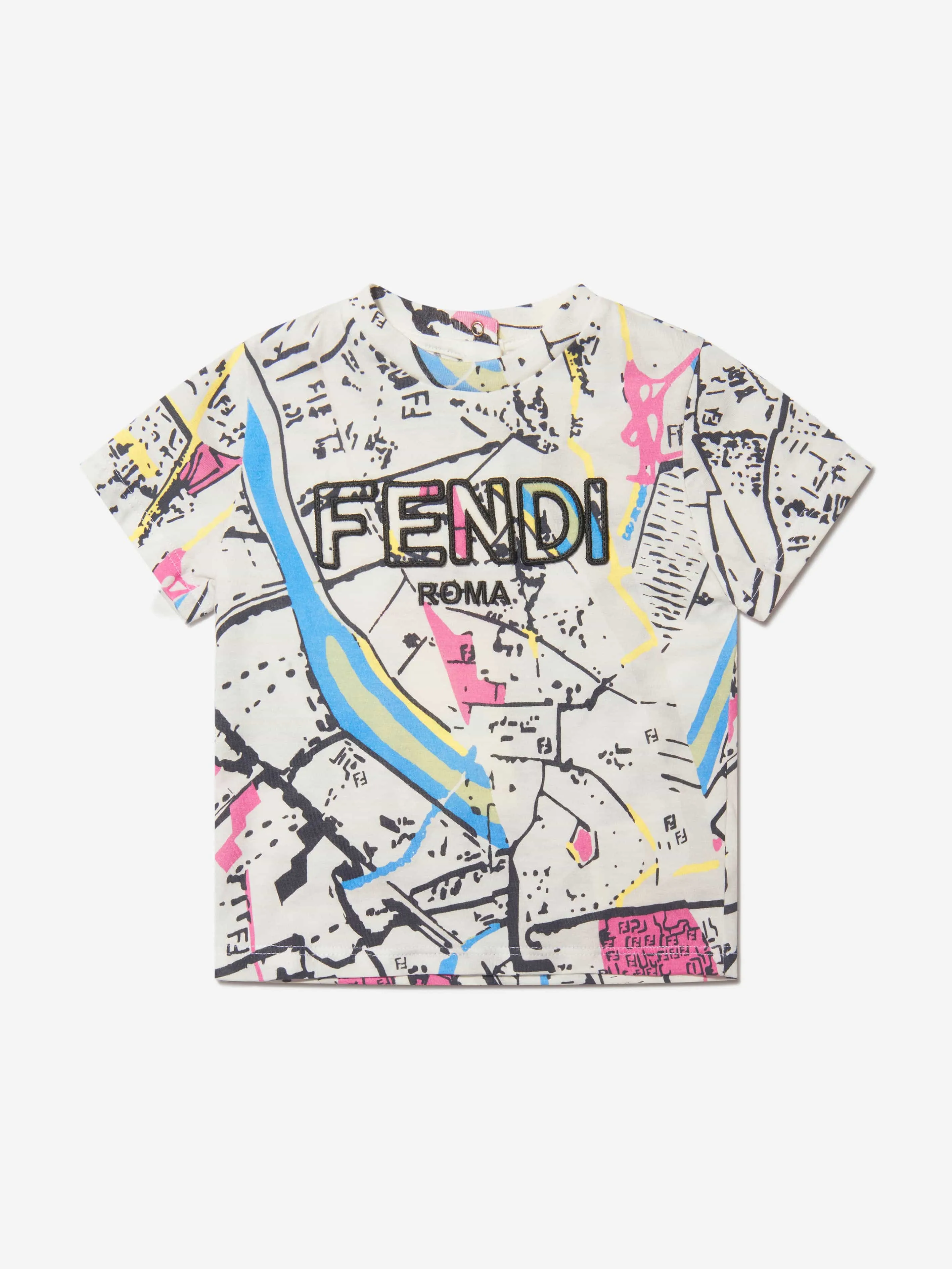 Fendi Baby Boys Jersey Logo T-Shirt