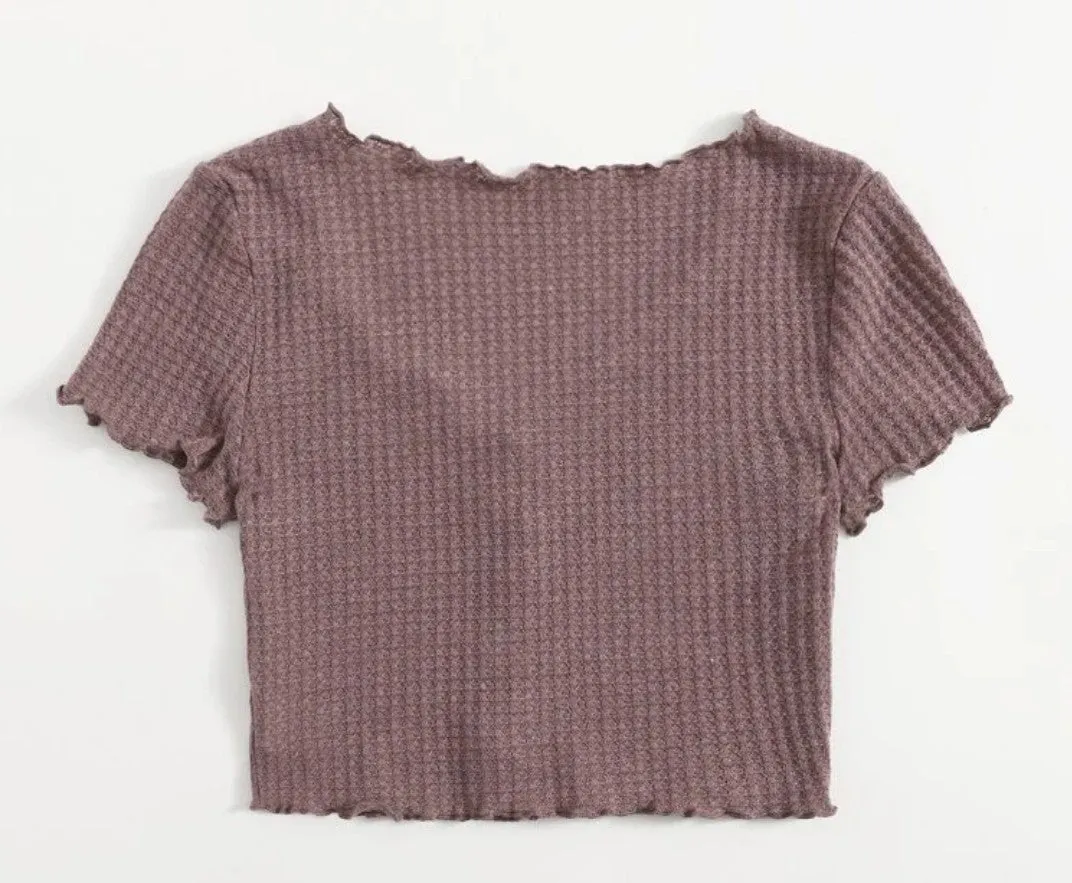 Festival Button-Up Crop Top