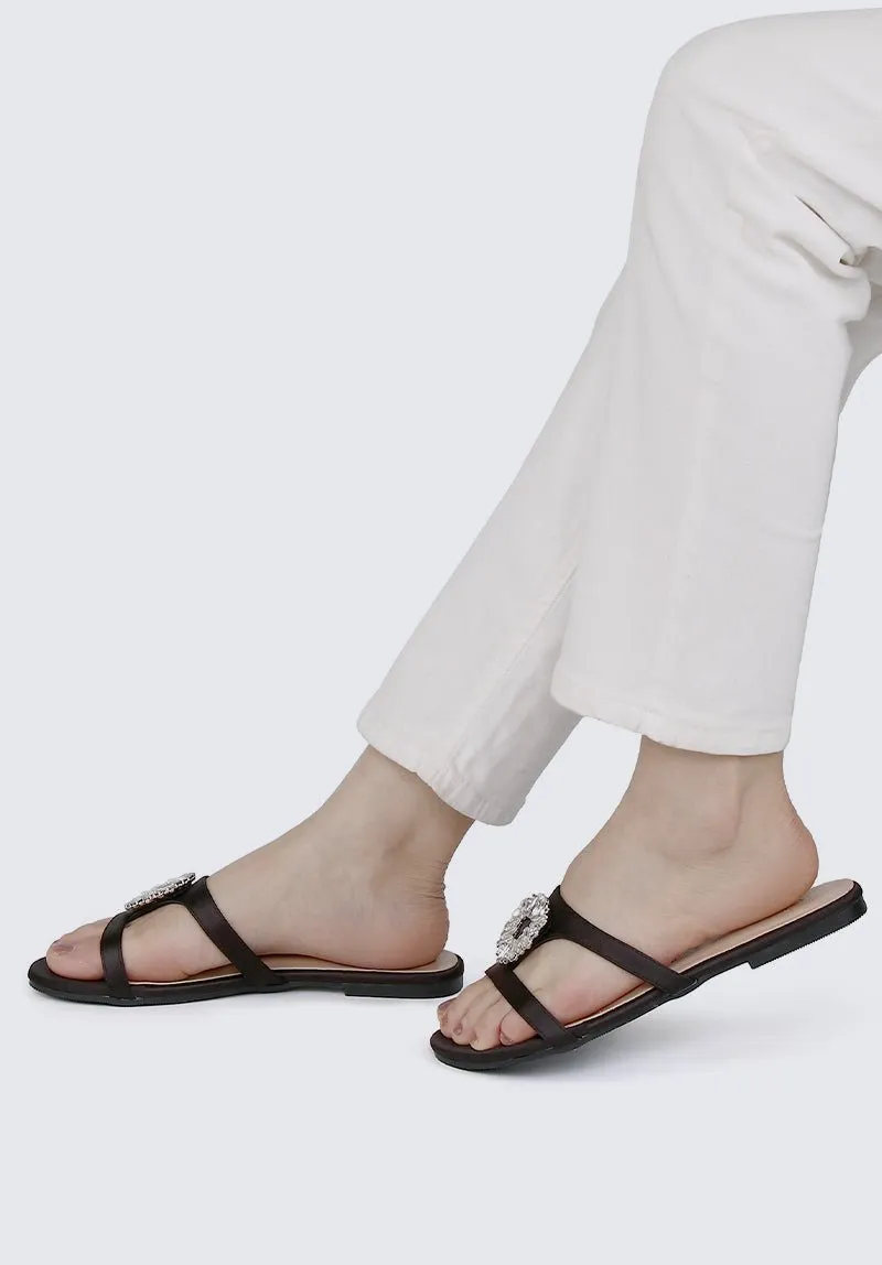 Katherine Comfy Sandals In Black