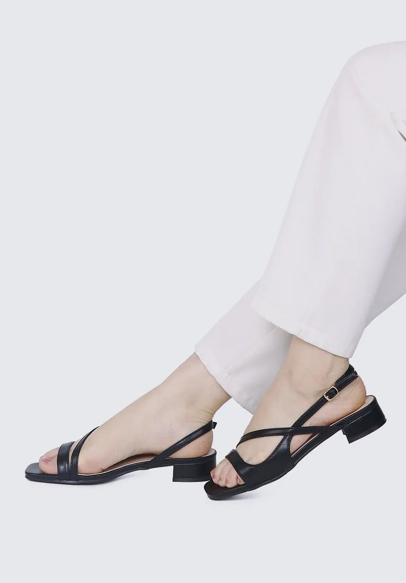 Kathy Comfy Sandals In Black