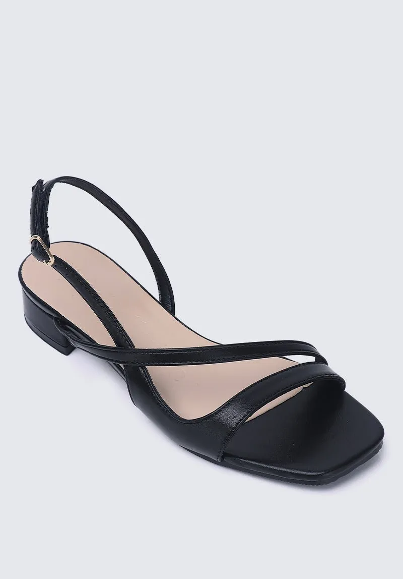 Kathy Comfy Sandals In Black