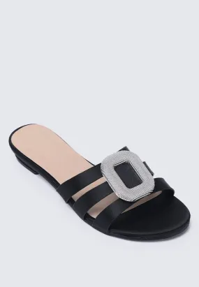 Kaylee Comfy Sandals In Black
