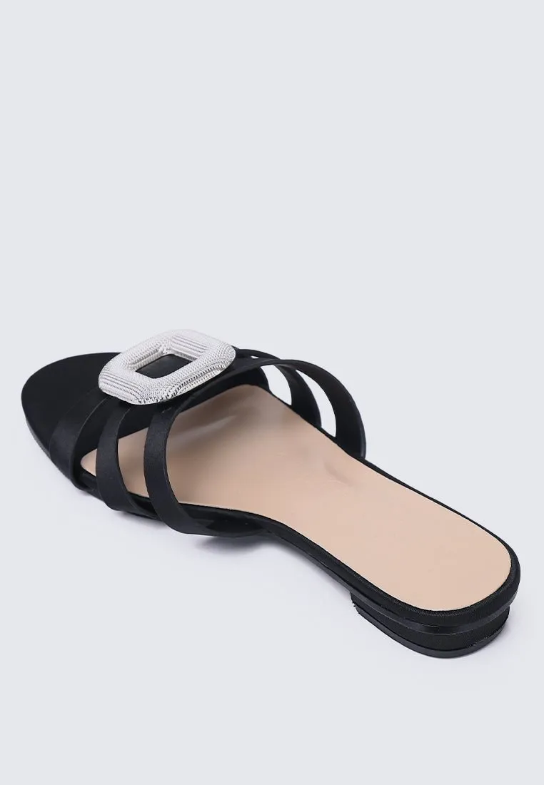 Kaylee Comfy Sandals In Black