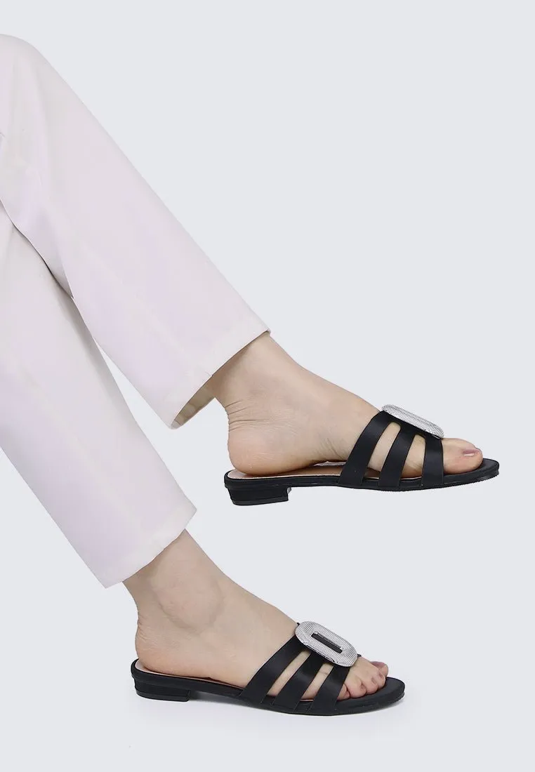 Kaylee Comfy Sandals In Black