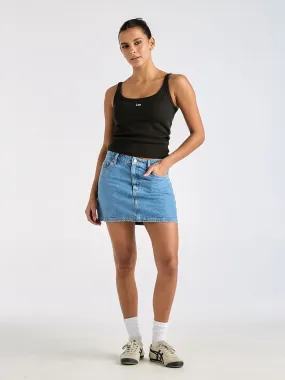 Lee relaxed Mini Skirt Brooklyn Blues