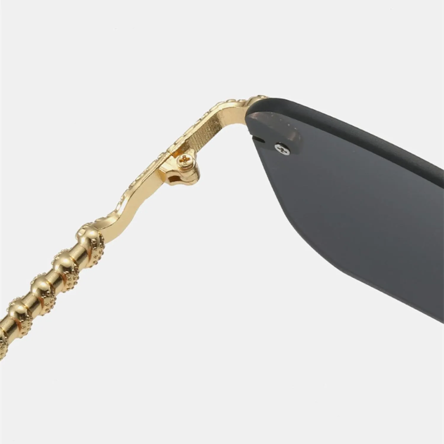 Luxury Sunglasses for Women Popular Rimless Trend Color Eyeglass