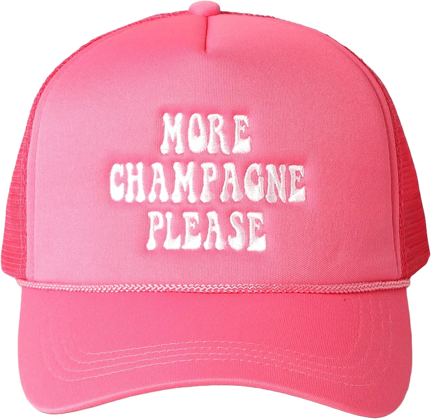 MIRMARU Retro Foam Mesh Trucker hat Trendy Design Summer Baseball Cap for Womens