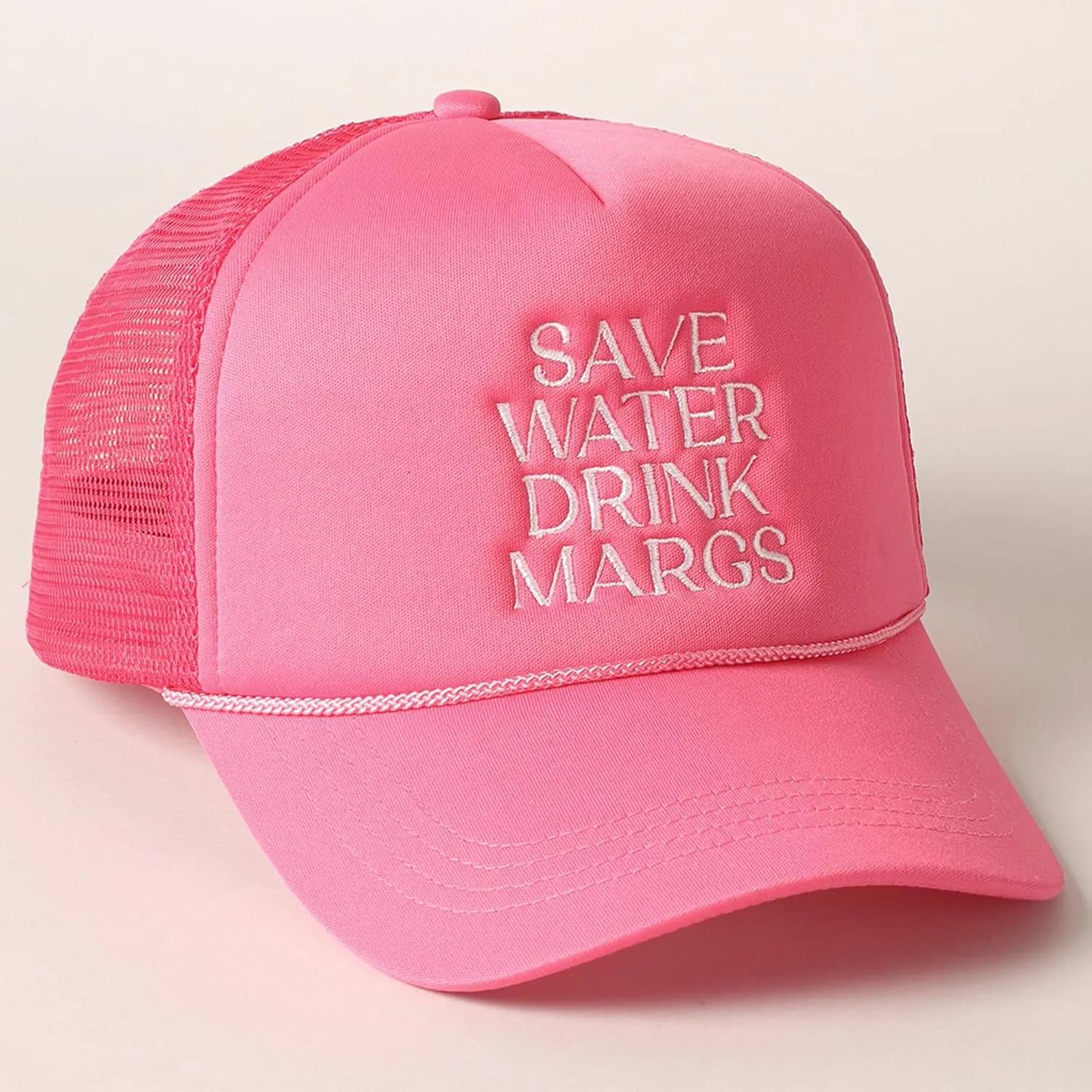 MIRMARU Retro Foam Mesh Trucker hat Trendy Design Summer Baseball Cap for Womens