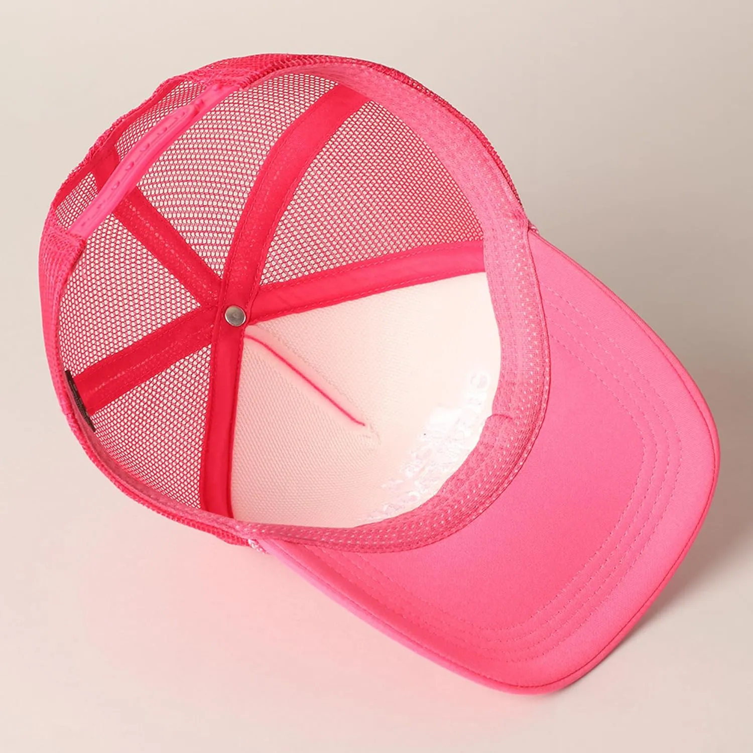 MIRMARU Retro Foam Mesh Trucker hat Trendy Design Summer Baseball Cap for Womens
