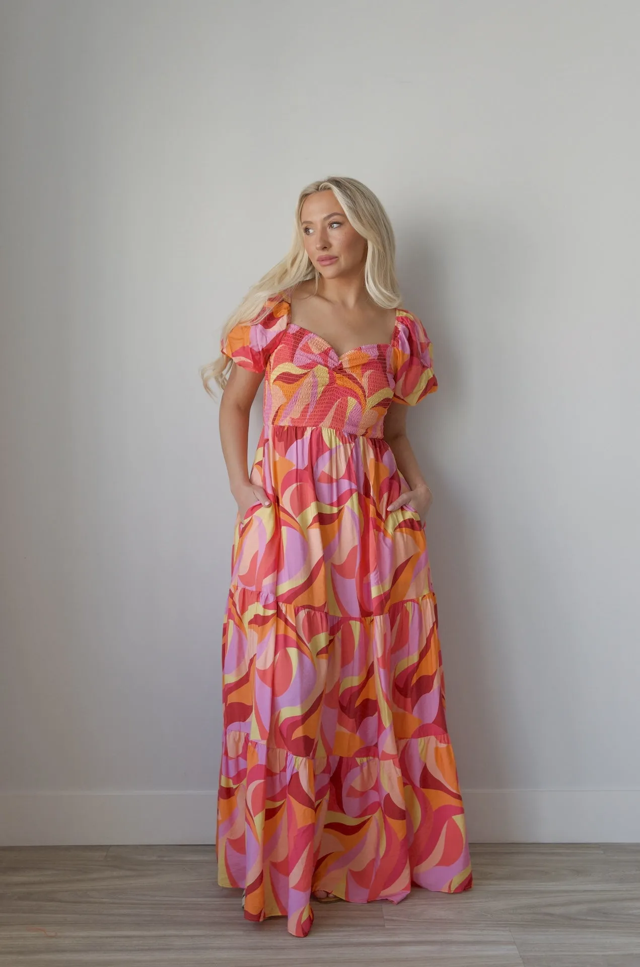 Multicolor Maxi Dress