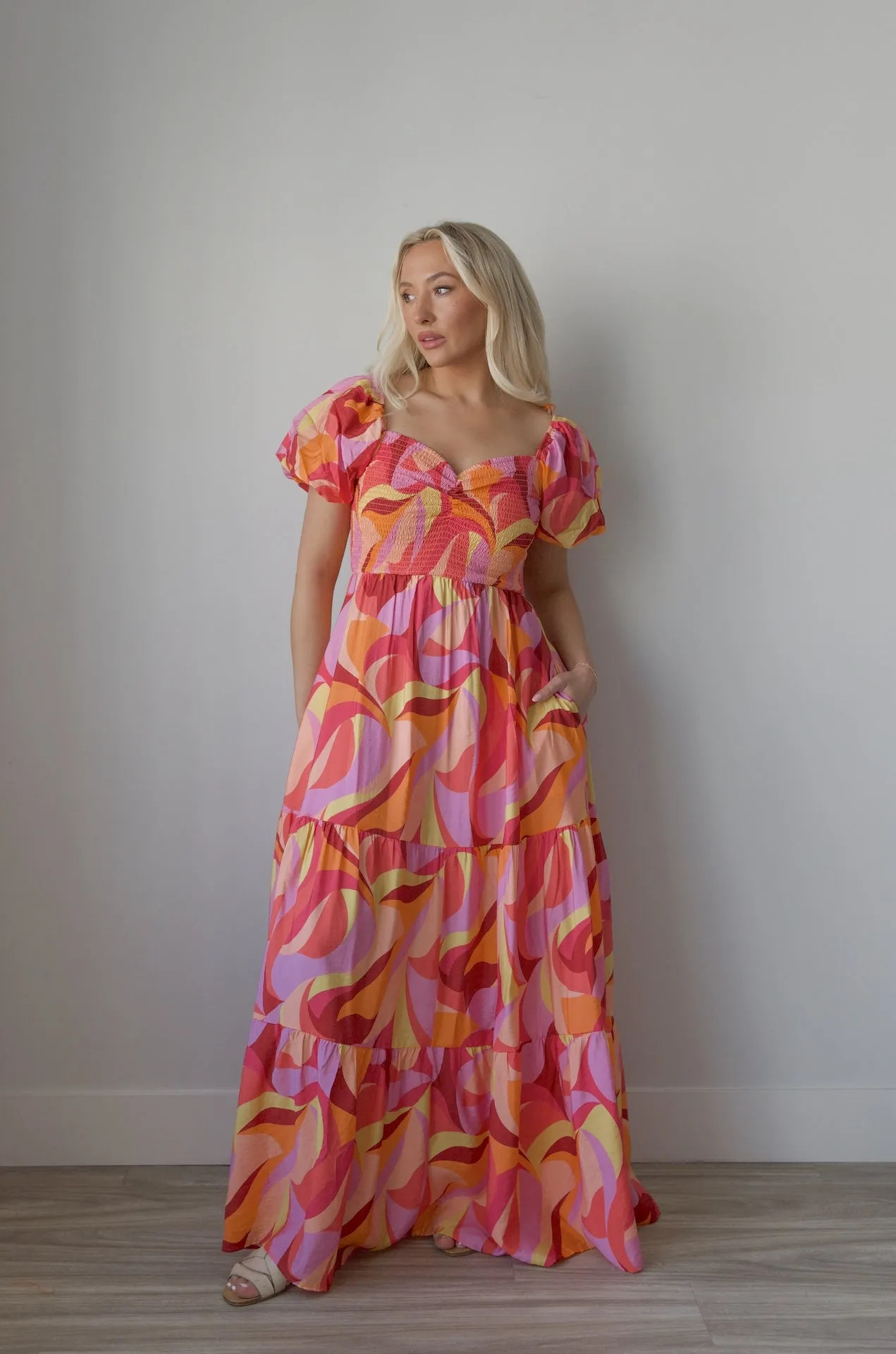 Multicolor Maxi Dress