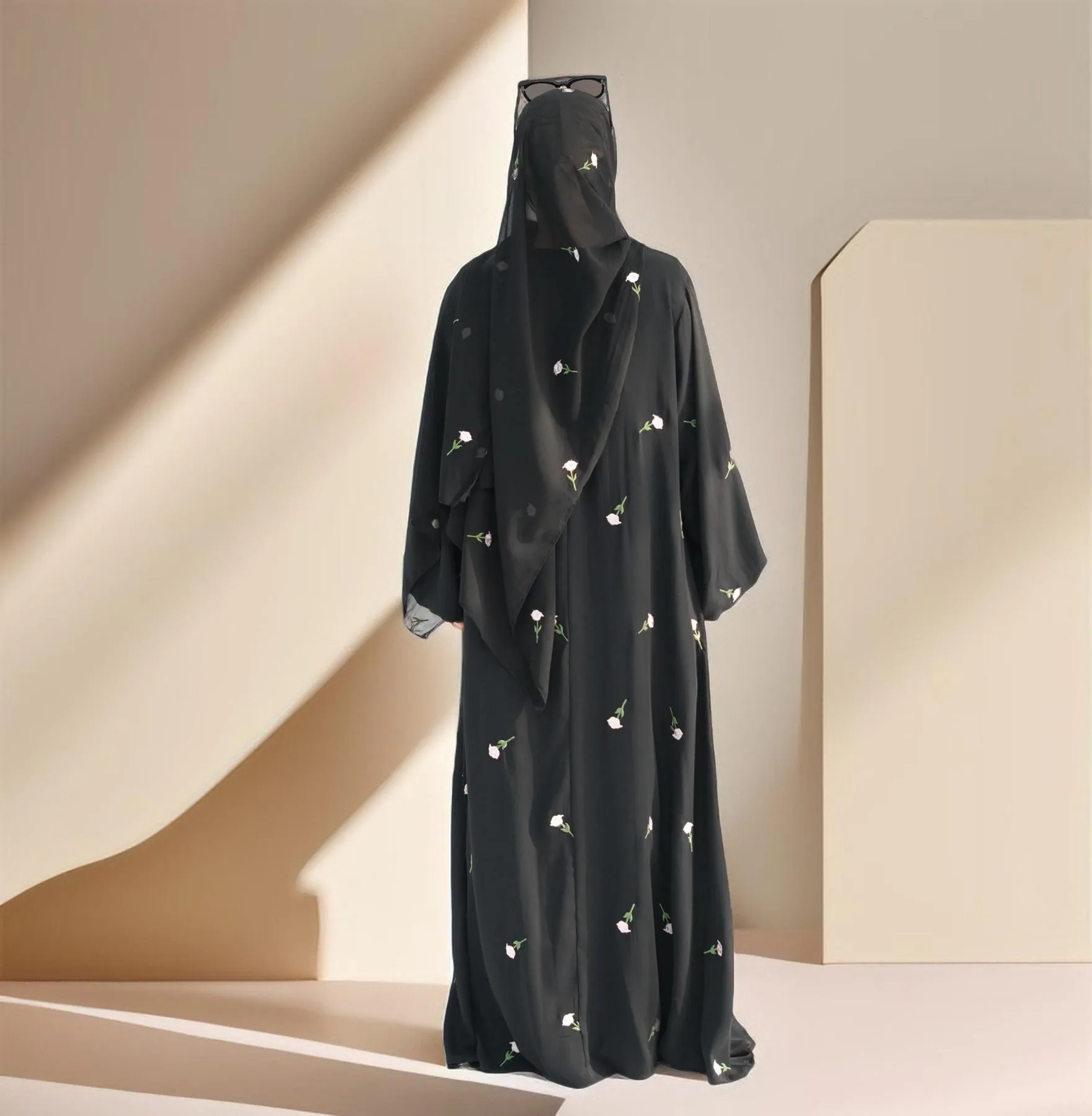 Nadira Maxi Dress with Matching Hijab