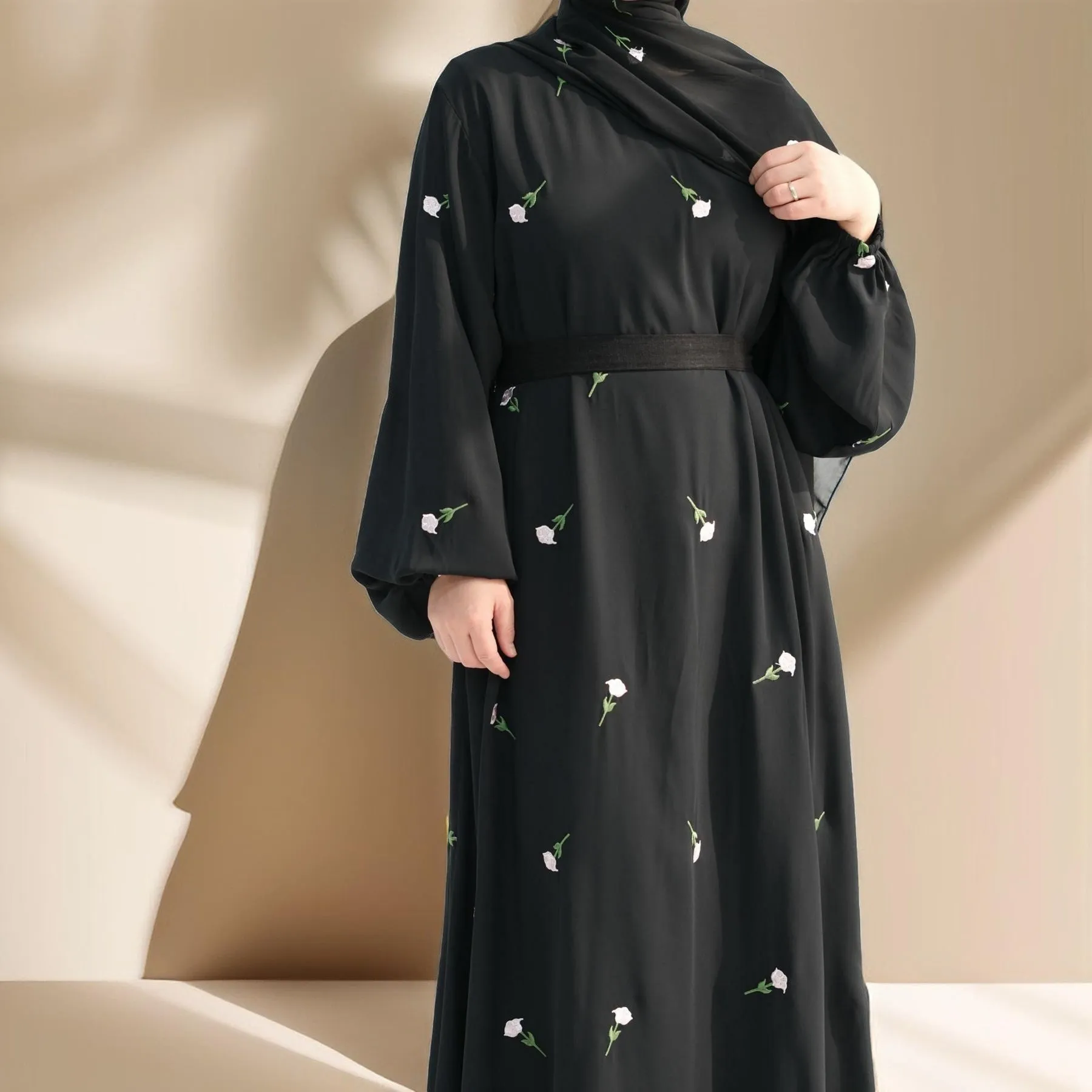 Nadira Maxi Dress with Matching Hijab