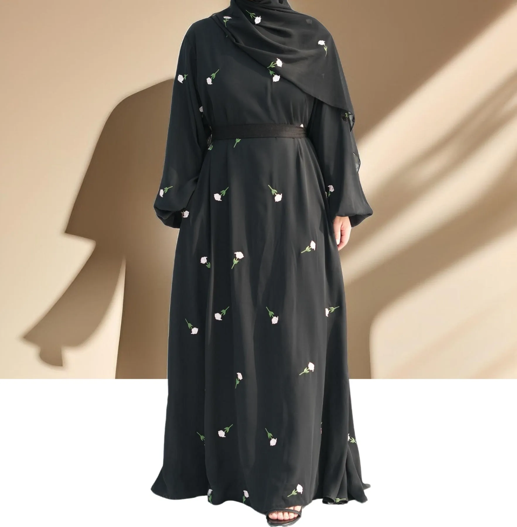 Nadira Maxi Dress with Matching Hijab