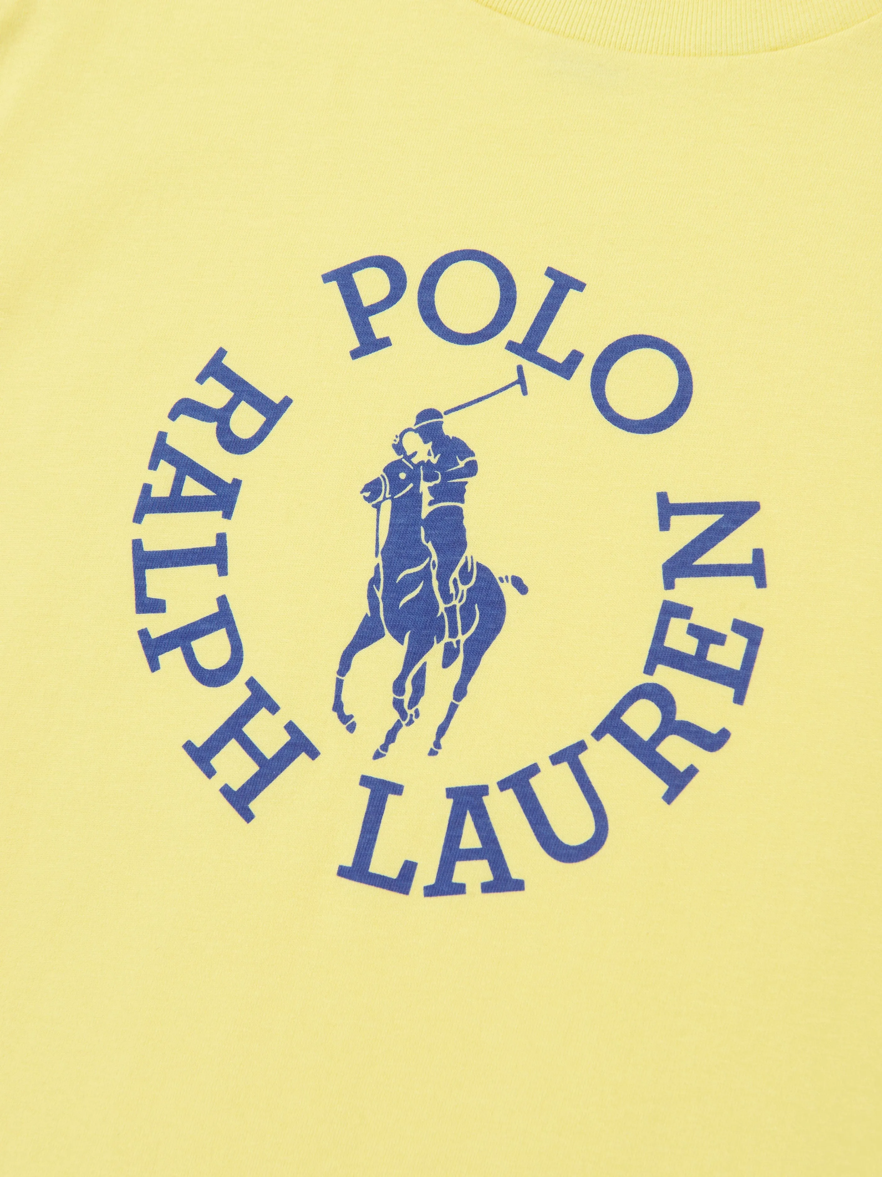 Ralph Lauren Boys Logo T-Shirt in Yellow