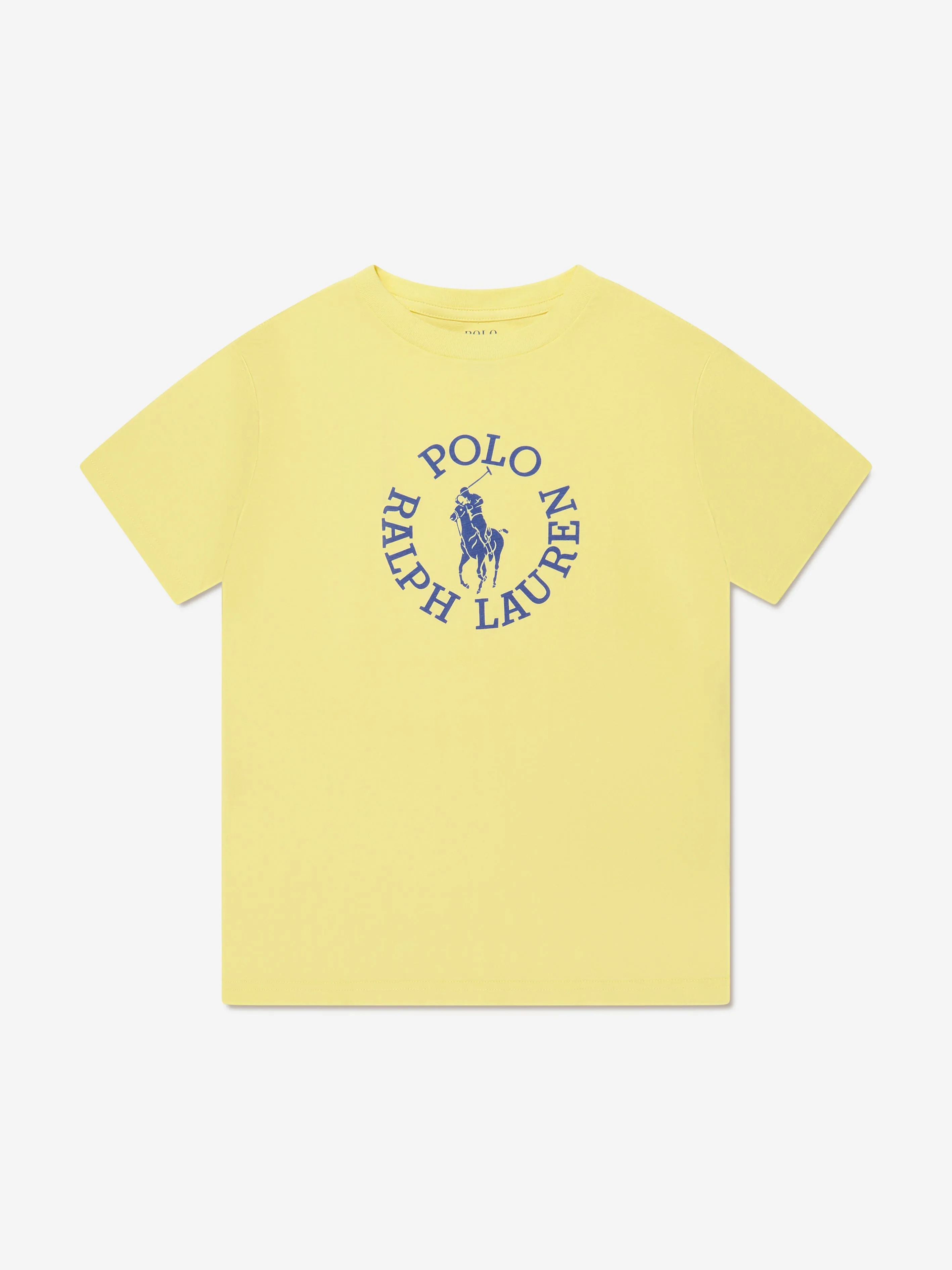 Ralph Lauren Boys Logo T-Shirt in Yellow