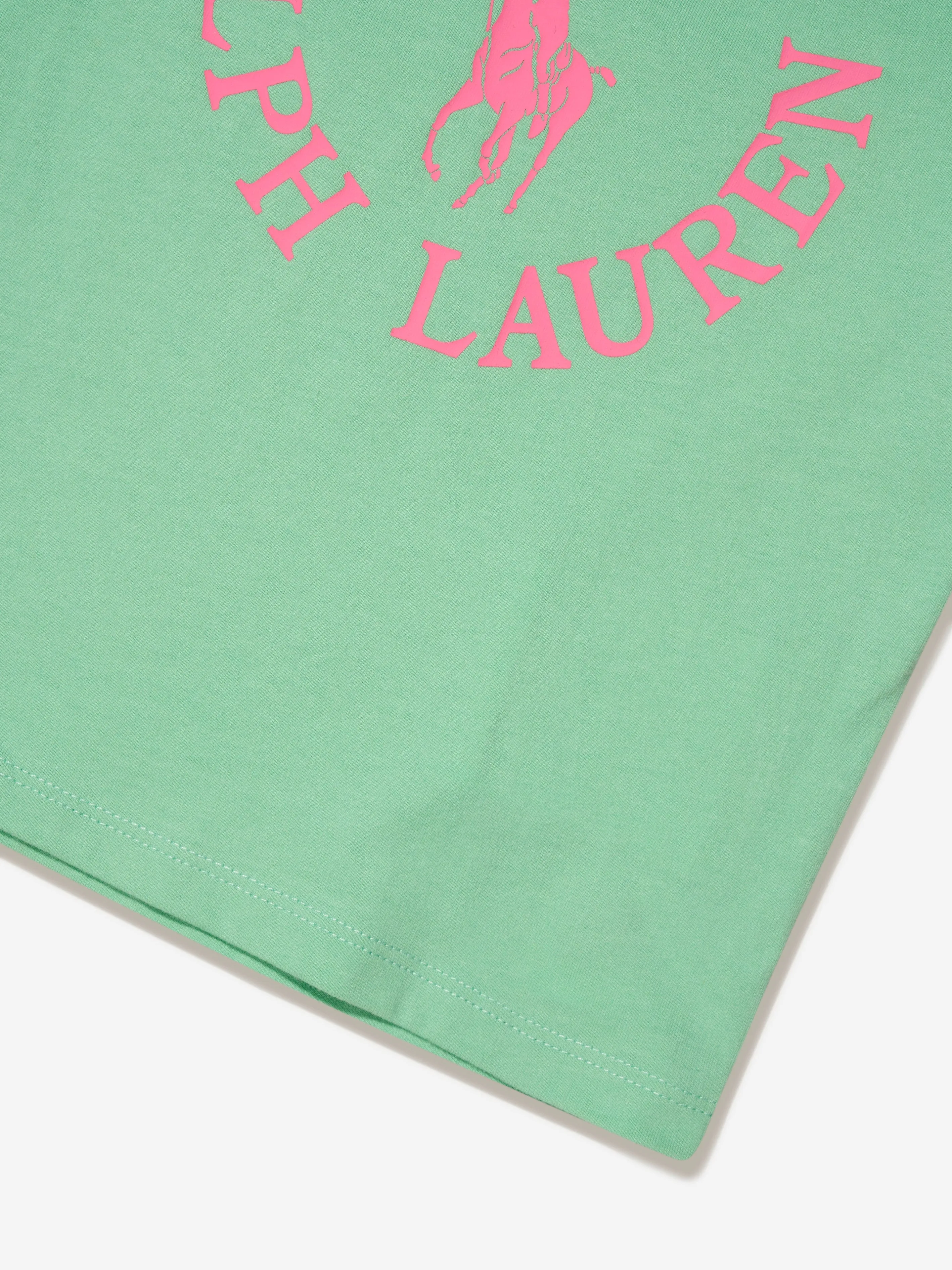Ralph Lauren Girls Logo T-Shirt in Green
