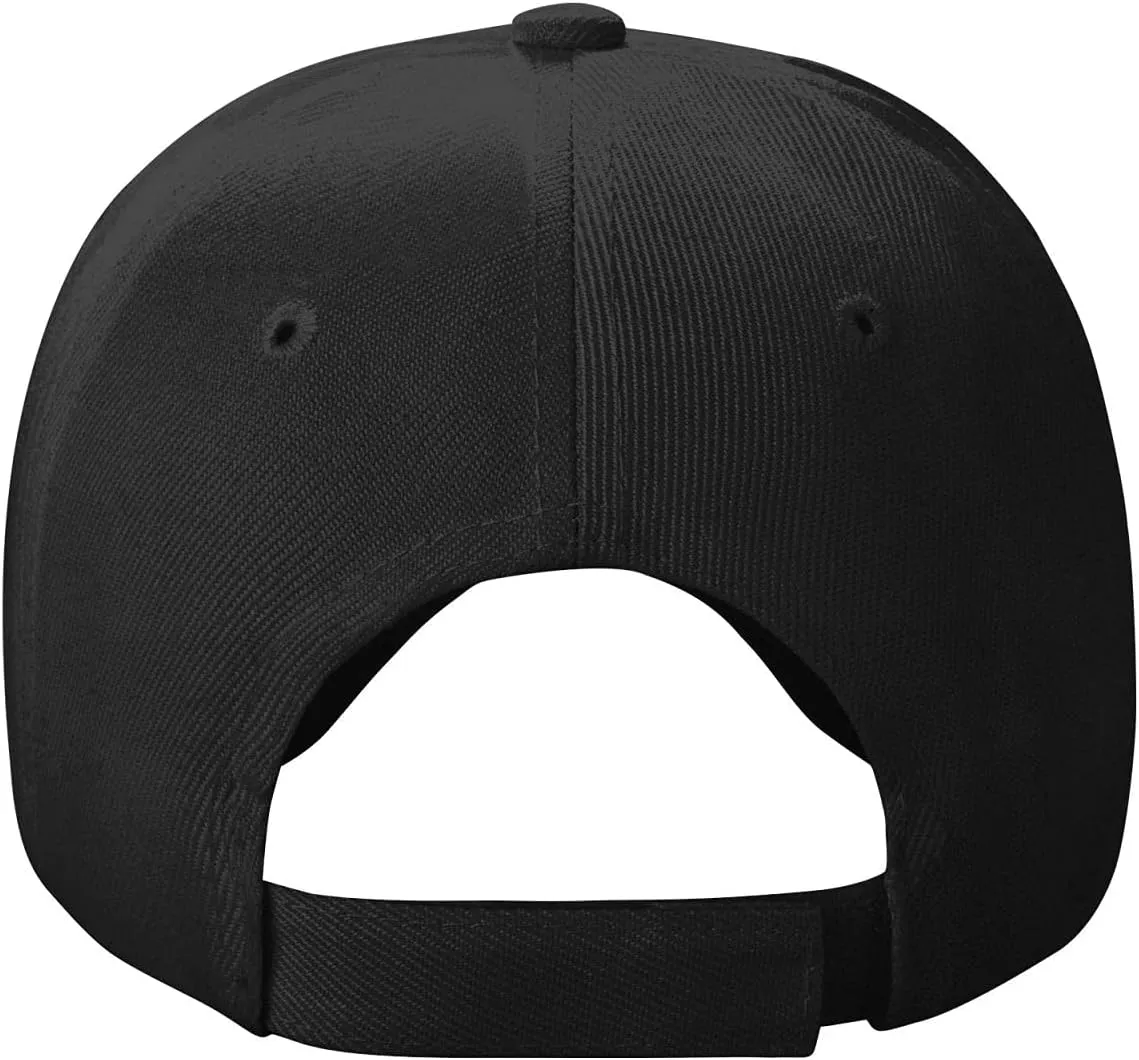 Resist Fist Resistance Hats for Men Pre-Curve Brim Visor Classic Baseball Cap Trendy Black Trucker Hat Adjustable