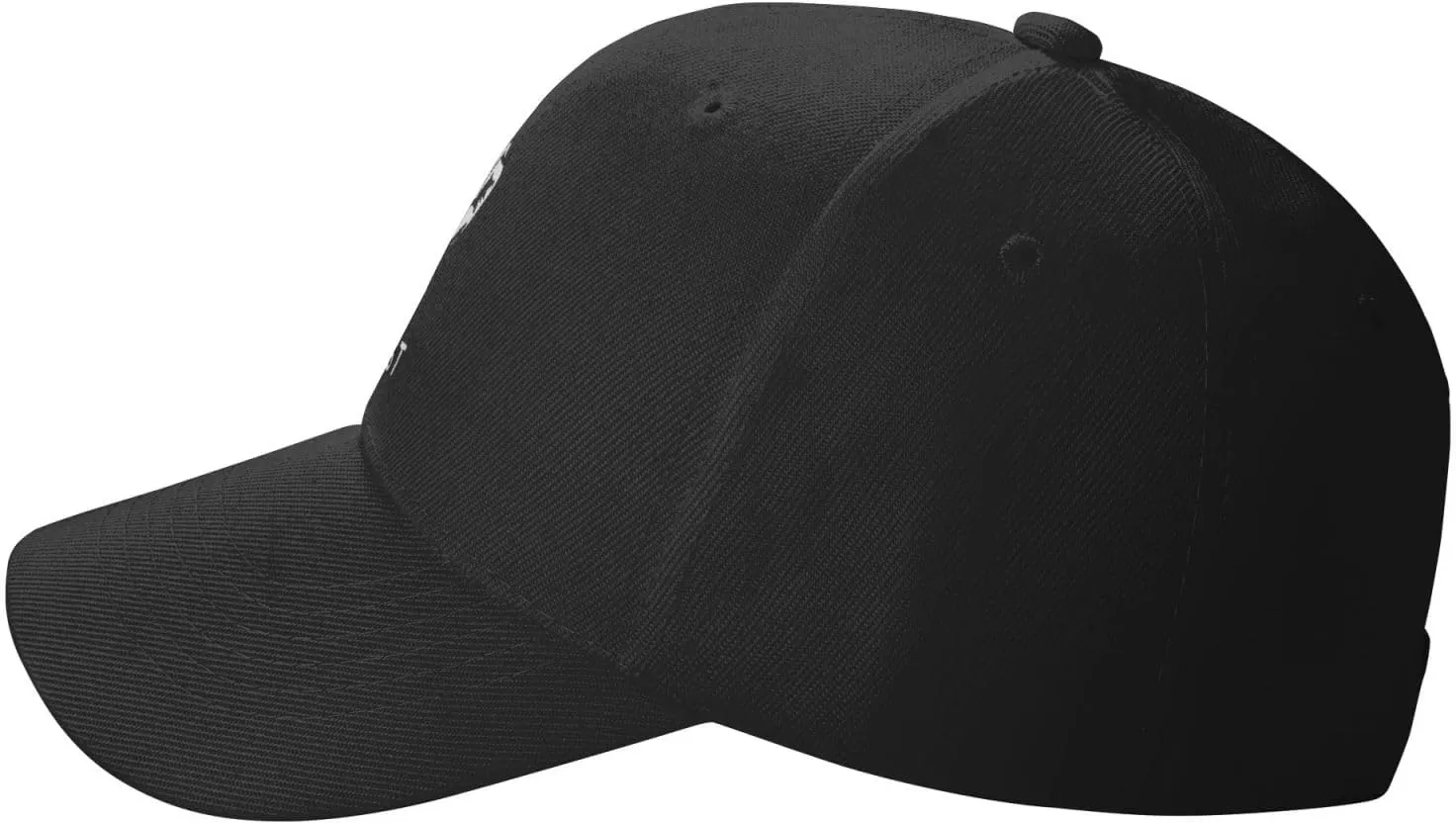 Resist Fist Resistance Hats for Men Pre-Curve Brim Visor Classic Baseball Cap Trendy Black Trucker Hat Adjustable