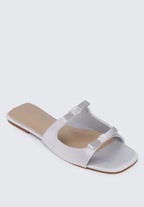 Samantha Comfy Sandals In Silver