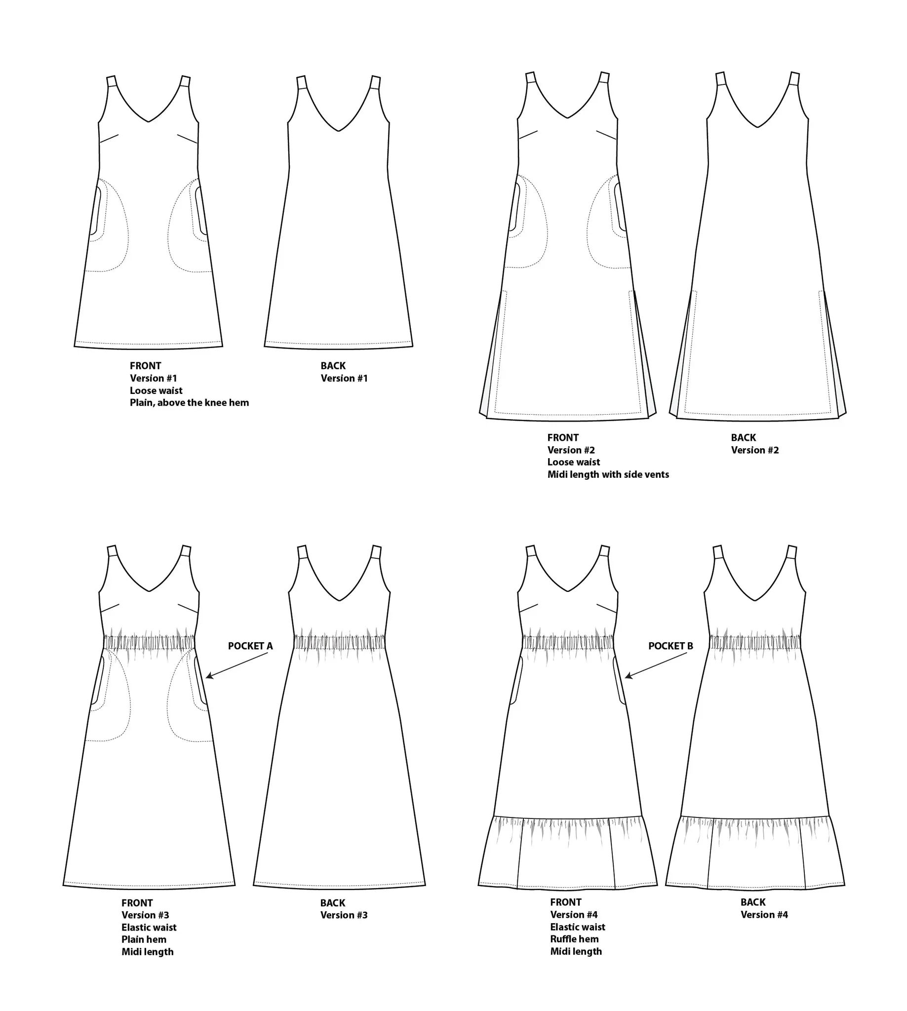 SEW HOUSE SEVEN • Sauvie Sundress Sewing Pattern (UK16 - 34)