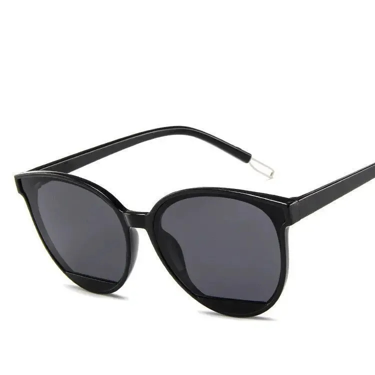 Sunglasses Ladies Round Frame 100% UV Protection PC Frame