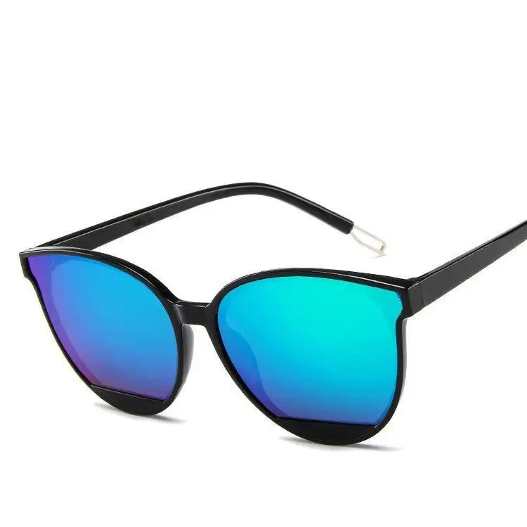 Sunglasses Ladies Round Frame 100% UV Protection PC Frame