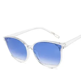 Sunglasses Ladies Round Frame 100% UV Protection PC Frame