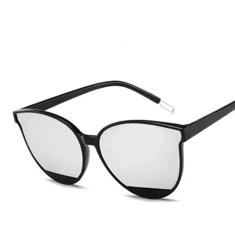 Sunglasses Ladies Round Frame 100% UV Protection PC Frame