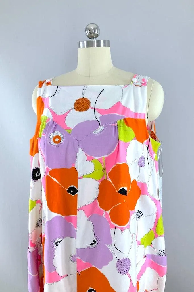 Vintage 1960s Mod Hawaiian Sundress