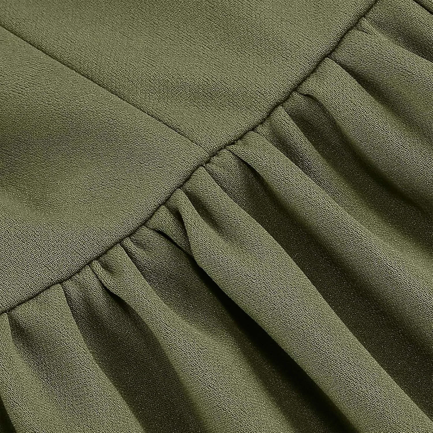Vintage A-Line Dress for Women Notch Lapel Collar Button Down Dress Elegant Pleated Long Sleeve Solid Maxi Dress