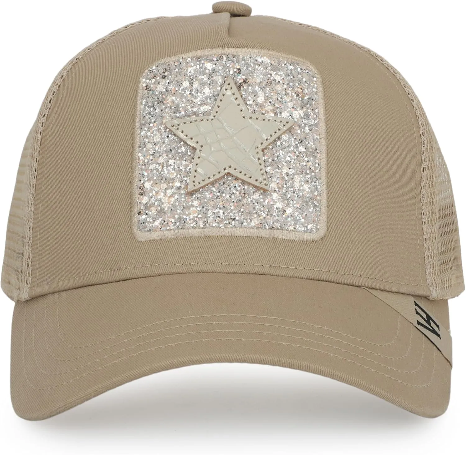 Vintage Havana Black Trucker Hats Women | Mesh Adjustable Snapback Hat | Men & Women Trendy Fashion Baseball Cap