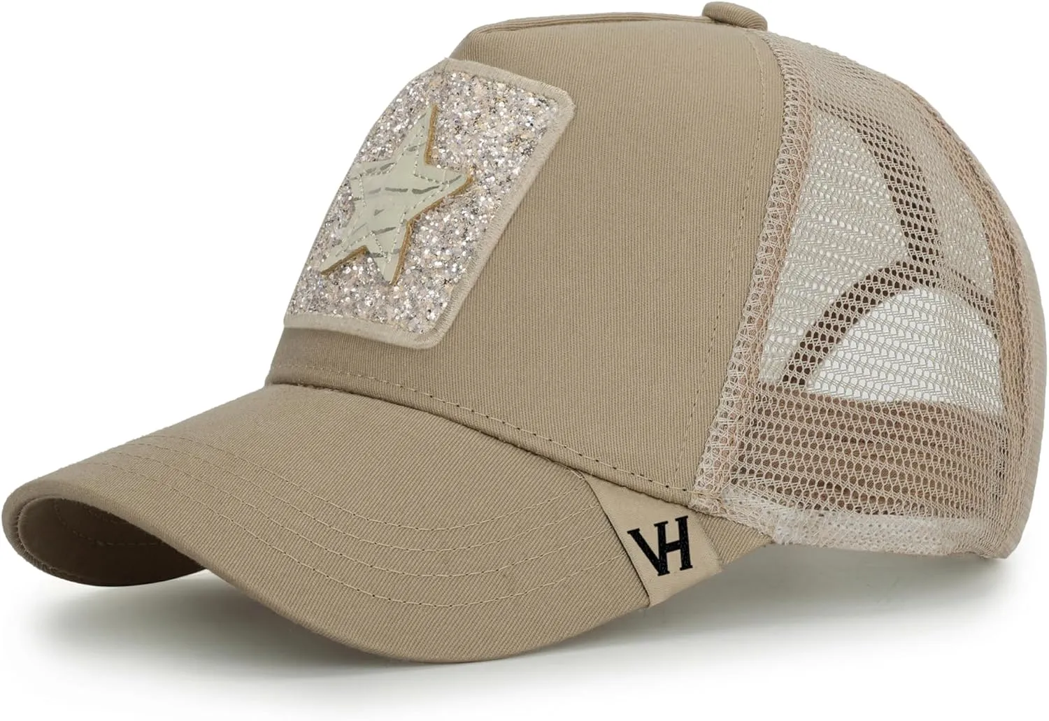 Vintage Havana Black Trucker Hats Women | Mesh Adjustable Snapback Hat | Men & Women Trendy Fashion Baseball Cap