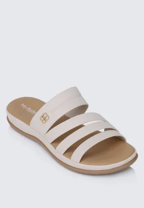 Walk Lite Comfy Sandals In White