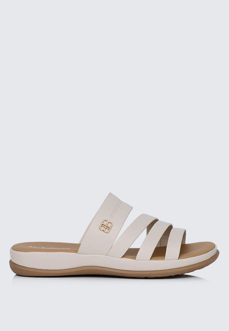 Walk Lite Comfy Sandals In White