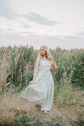 Willow Sage Tiered Maxi Dress
